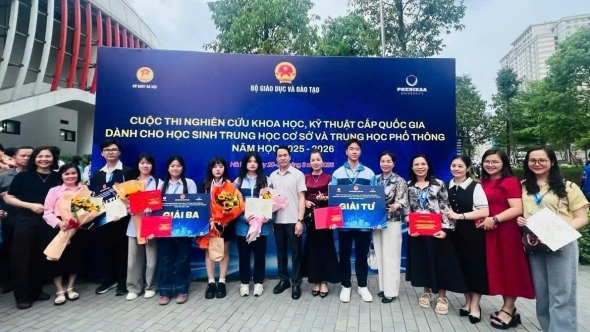 Lào Cai giành 5 giải tại Cuộc thi khoa học, kỹ thuật cấp quốc gia