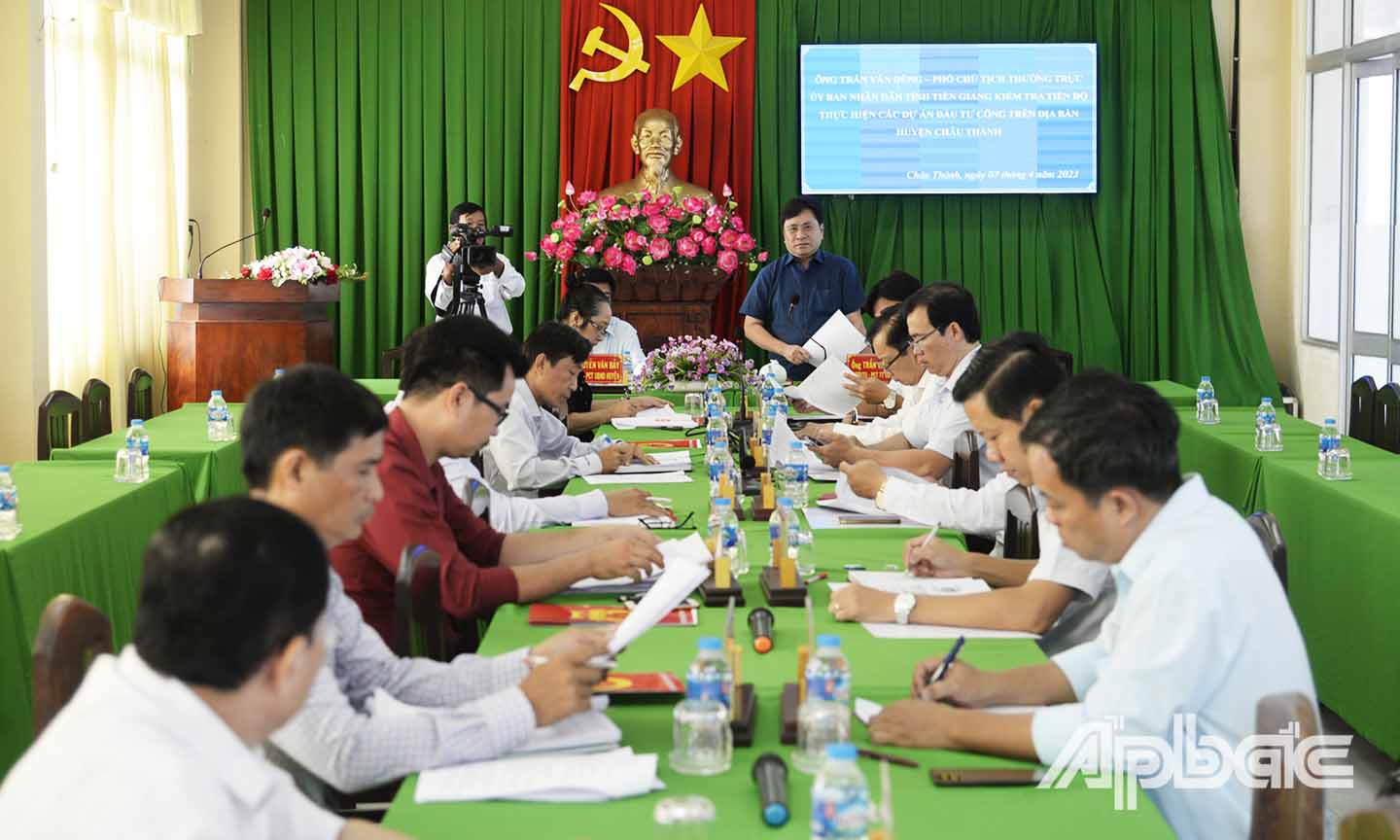 Tiền Giang: Lãnh đạo tỉnh làm việc với huyện Châu Thành về tiến độ đầu tư công