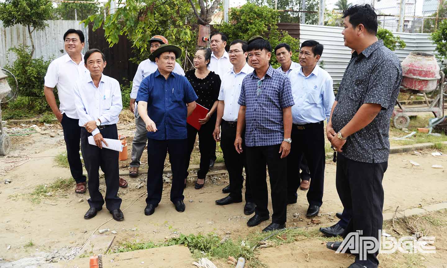 Tiền Giang: Lãnh đạo tỉnh làm việc với huyện Châu Thành về tiến độ đầu tư công