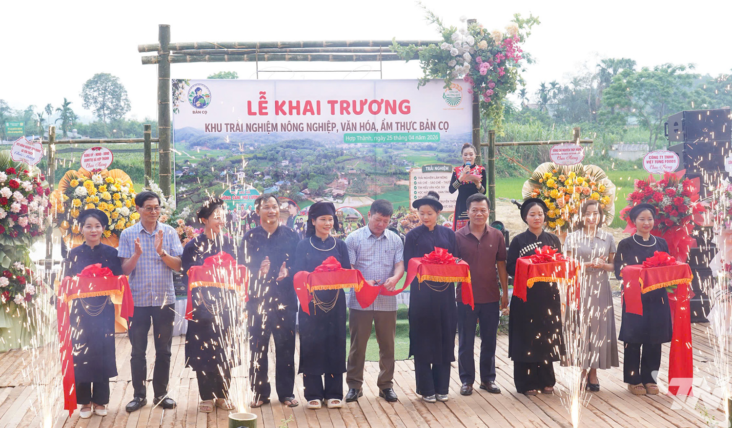 Thái Nguyên: Khai trương khu trải nghiệm nông nghiệp - văn hoá - ẩm thực Bản Cọ