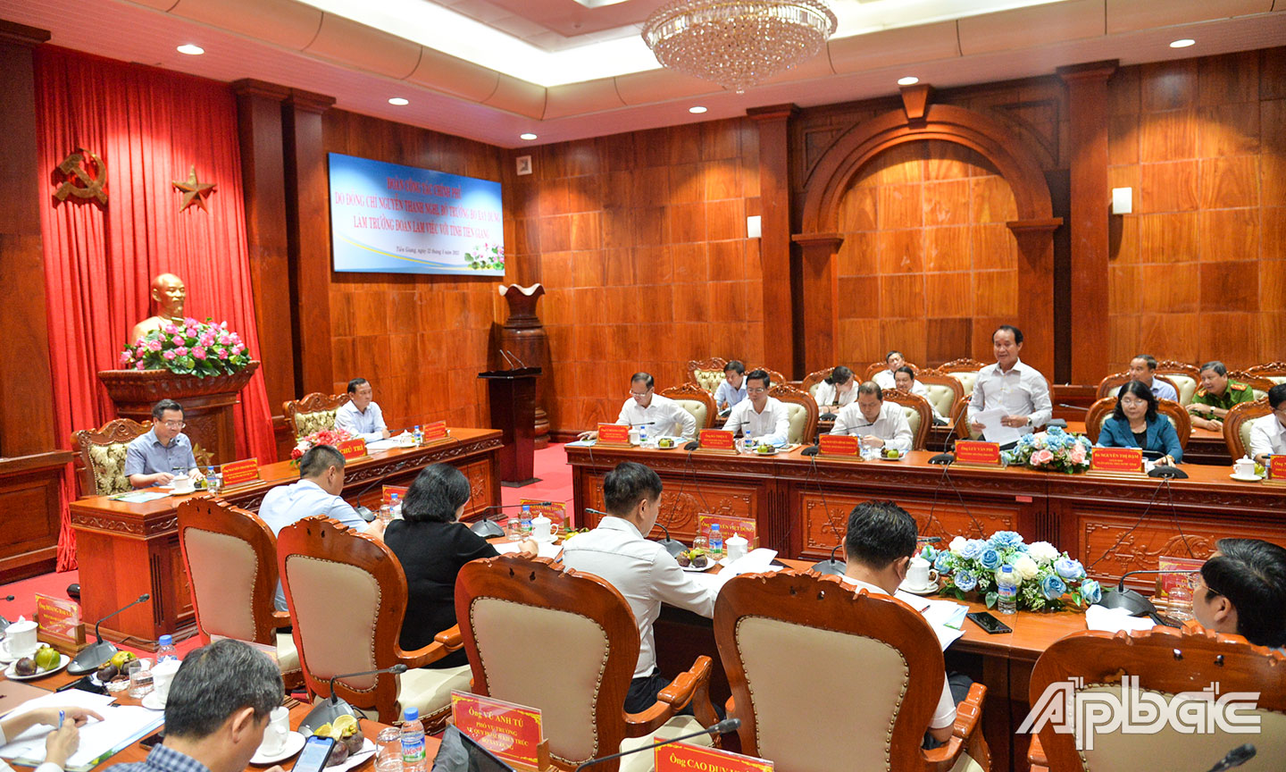 Tiền Giang: Tháo gỡ khó khăn, thúc đẩy phát triển kinh tế