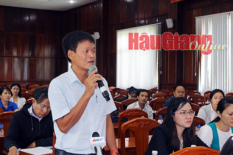 Hậu Giang: Đối thoại và lắng nghe ý kiến người nộp thuế Hậu Giang: Đối thoại và lắng nghe ý kiến người nộp thuế