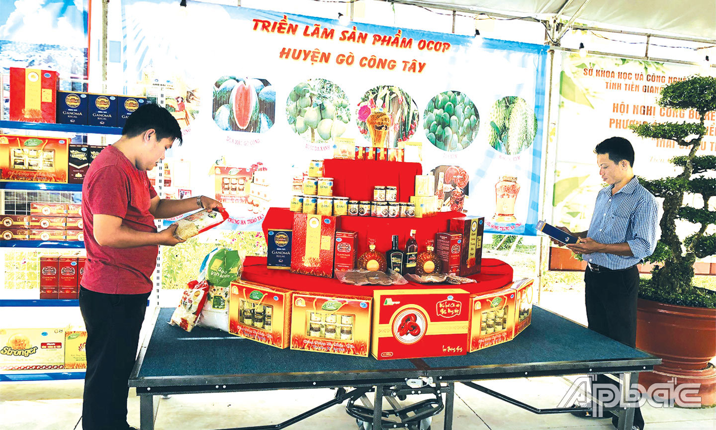 Tiền Giang: Huyện Gò Công Tây: Quảng bá, kết nối tiêu thụ sản phẩm OCOP