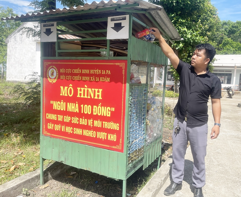 Gia Lai: Ngôi nhà thu gom rác thải và những câu chuyện ấm tình người Ngôi nhà thu gom rác thải và những câu chuyện ấm tình người ảnh 1