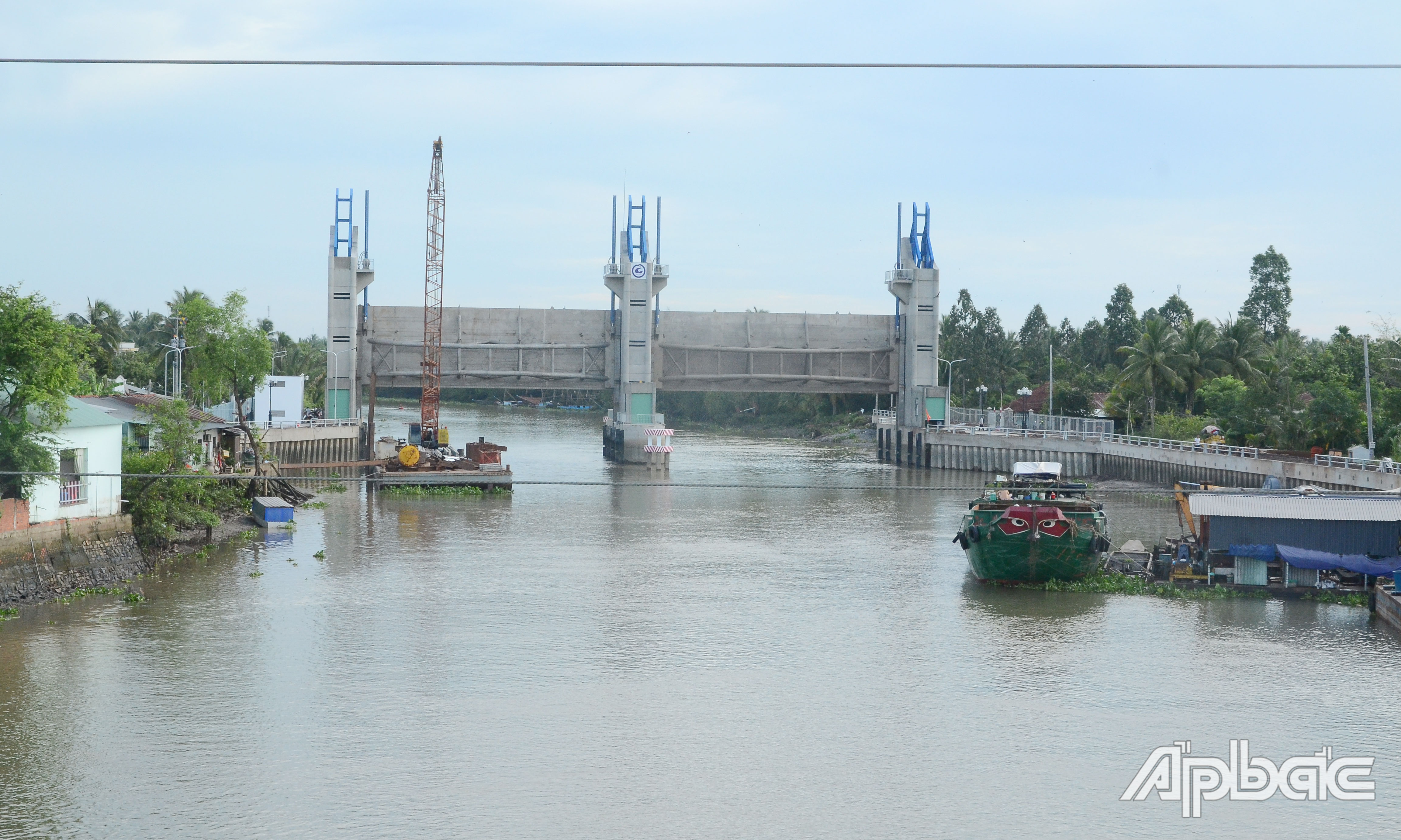 Tiền Giang: Hoàn thành và đưa vào sử dụng cống Rạch Gầm và Phú Phong Tiền Giang: Hoàn thành và đưa vào sử dụng cống Rạch Gầm và Phú Phong