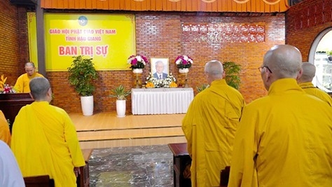 Hậu Giang: Lập bàn thờ, tưởng niệm Tổng Bí thư Nguyễn Phú Trọng