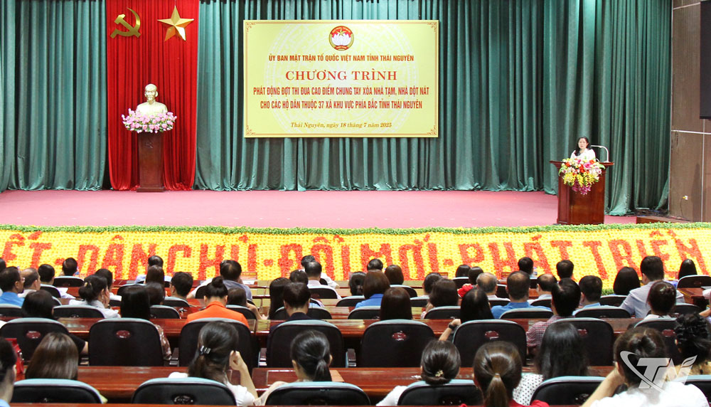 Thái Nguyên phát động đợt thi đua cao điểm chung tay xóa nhà tạm, nhà dột nát