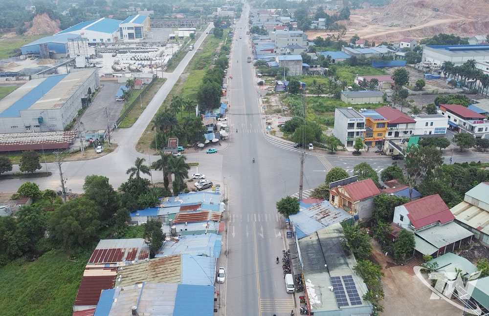 uyến đường tỉnh 266 qua Khu công nghiệp Điềm Thụy và kết với các khu công nghiệp trọng điểm của tỉnh.