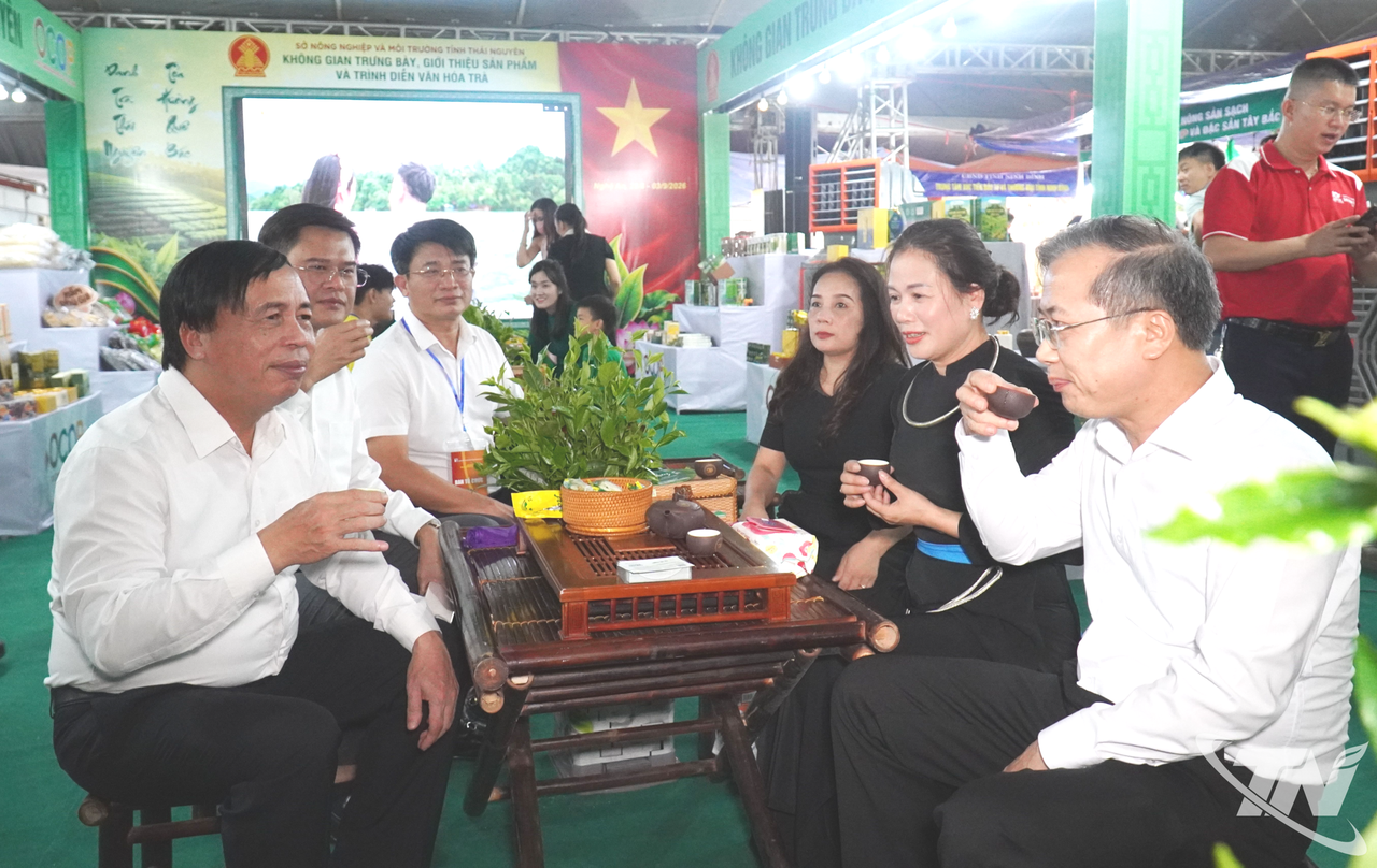 Nông sản Thái Nguyên tham gia Hội chợ Công thương vùng Bắc Trung bộ