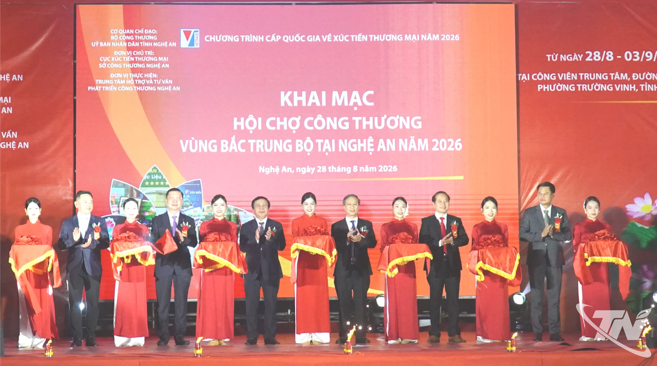 Nông sản Thái Nguyên tham gia Hội chợ Công thương vùng Bắc Trung bộ
