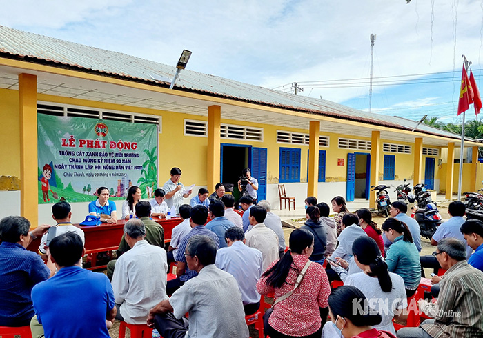 Kiên Giang: Trồng 1.000 cây xanh tại huyện Châu Thành