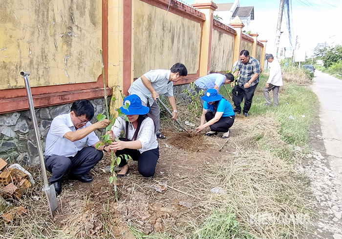Kiên Giang: Trồng 1.000 cây xanh tại huyện Châu Thành