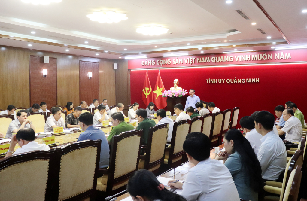 Quảng Ninh: Giao ban công tác nội chính 9 tháng năm 2023 Quảng Ninh: Giao ban công tác nội chính 9 tháng năm 2023