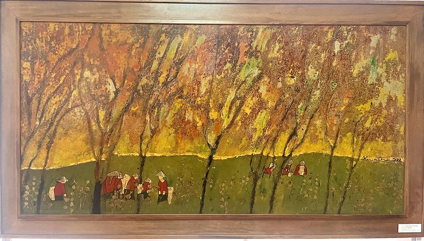 Tác phẩm “Nắng thu” (Hồ Thị Xuân Thu) ảnh 2 Tác phẩm “Nắng thu” (Hồ Thị Xuân Thu) ảnh 2