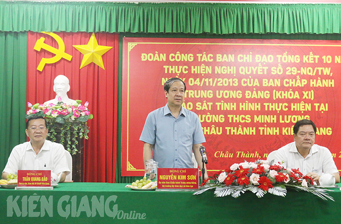 Kiên Giang dành từ 22 đến gần 30% ngân sách cho giáo dục