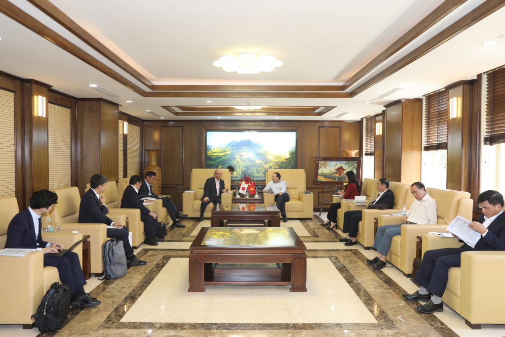 Quảng Ninh: Bí thư Tỉnh ủy tiếp xã giao Cố vấn Liên minh Nghị sĩ hữu nghị Nhật - Việt Quảng Ninh: Bí thư Tỉnh ủy tiếp xã giao Cố vấn Liên minh Nghị sĩ hữu nghị Nhật - Việt