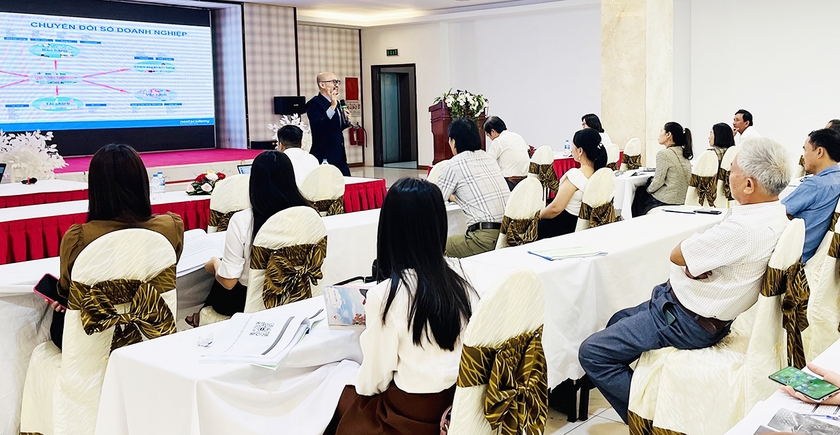 Việc tổ chức các lớp tập huấn đã góp phần nâng cao nhận thức của doanh nghiệp, hợp tác xã về tầm quan trọng của xúc tiến thương mại trên nền tảng số. Ảnh: V.T Việc tổ chức các lớp tập huấn đã góp phần nâng cao nhận thức của doanh nghiệp, hợp tác xã về tầm quan trọng của xúc tiến thương mại trên nền tảng số. Ảnh: V.T