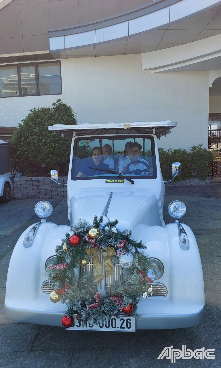 Tiền Giang: Chính thức vận hành tuyến xe điện chở khách tham quan nội ô TP. Mỹ Tho