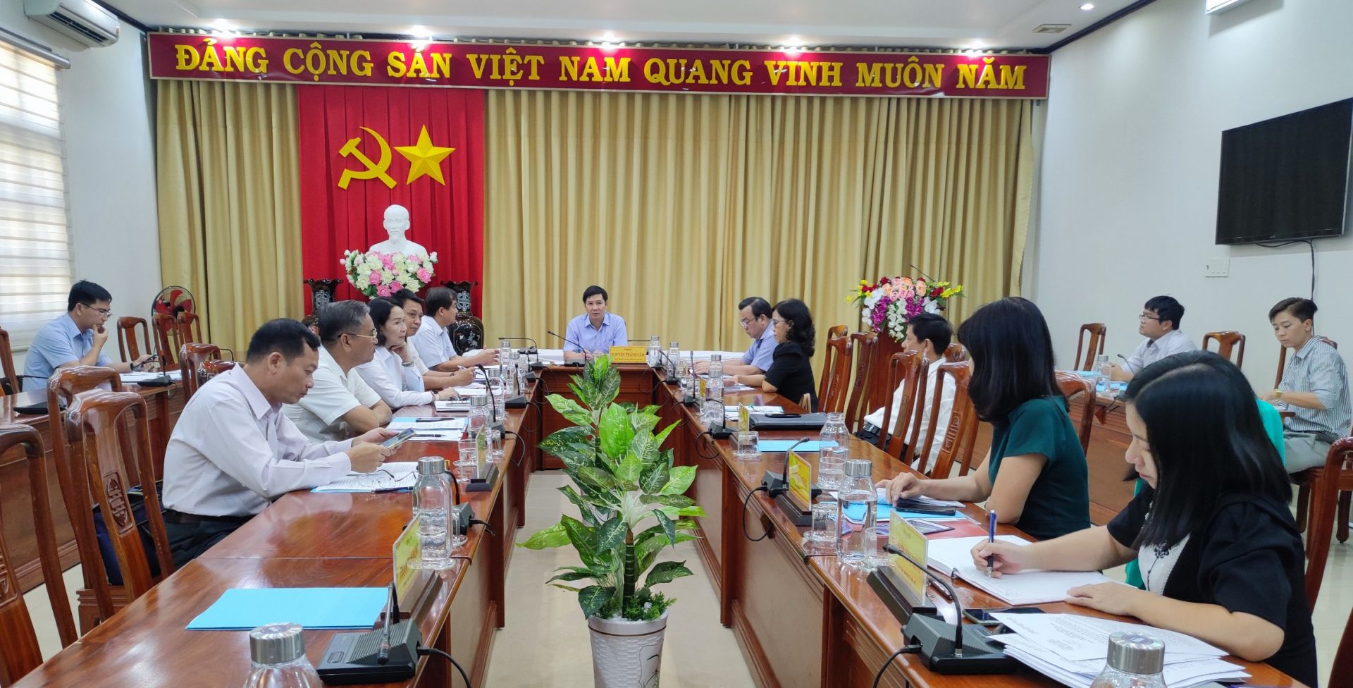 Ban Chỉ đạo phòng, chống tham nhũng, tiêu cực tỉnh họp phiên họp thứ ba