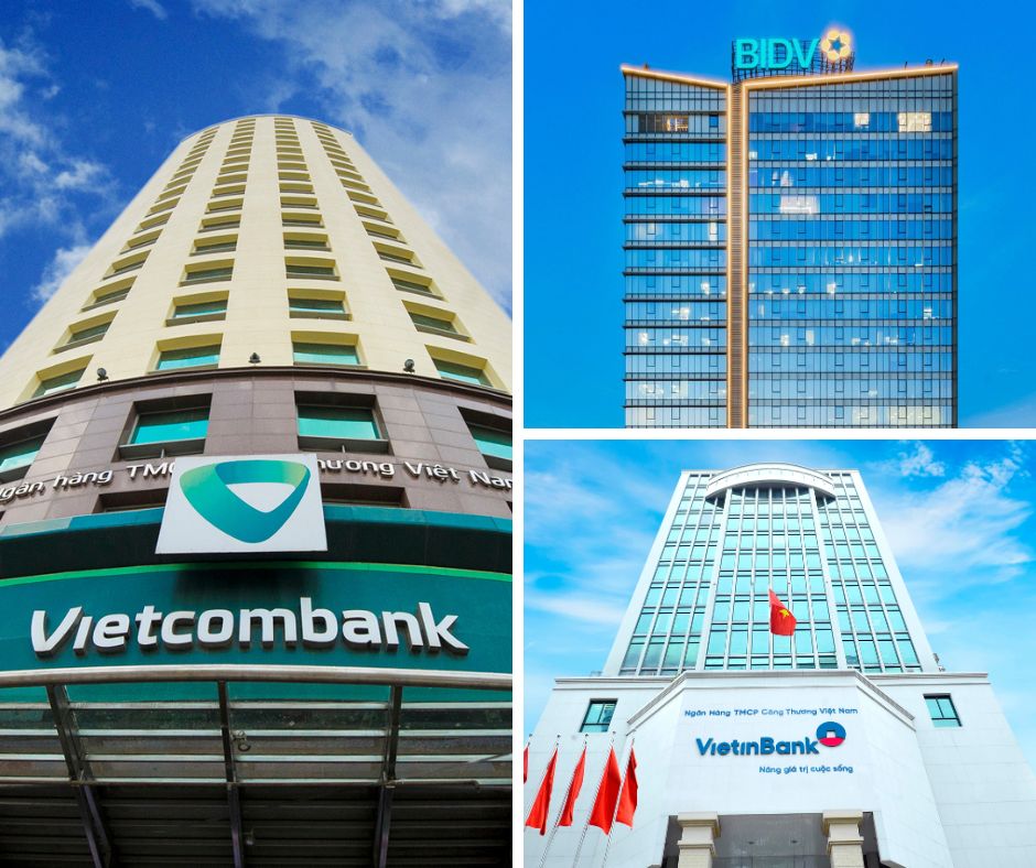 So sánh lợi nhuận khủng, nợ xấu tại Vietcombank, VietinBank, BIDV