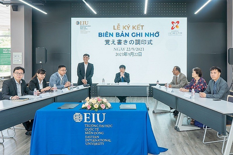 Đại học Quốc tế miền Đông ký kết hợp tác với Đại học Yamaguchi Prefectural University (Nhật Bản)