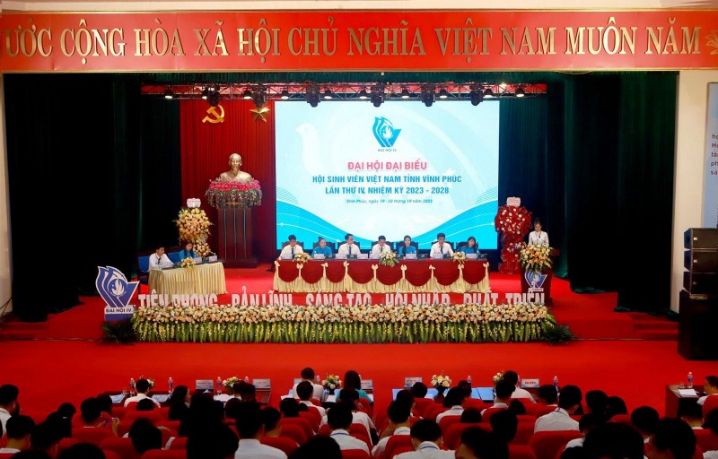 Đại hội Đại biểu Hội Sinh viên Việt Nam tỉnh Vĩnh Phúc lần thứ IV, nhiệm kỳ 2023 – 2028