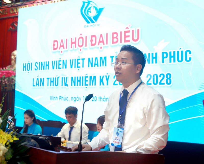 Đại hội Đại biểu Hội Sinh viên Việt Nam tỉnh Vĩnh Phúc lần thứ IV, nhiệm kỳ 2023 – 2028