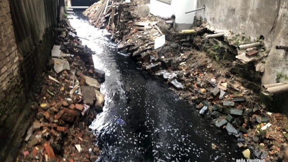 Hà Nội: Dự án cải tạo 3km mương Thụy Khuê kéo dài nhiều năm vẫn chưa hoàn thiện