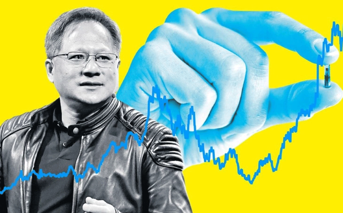 Ông trùm công nghệ 1.900 tỷ USD Jensen Huang vượt Elon Musk, gây nvidia thetelegraph.gif