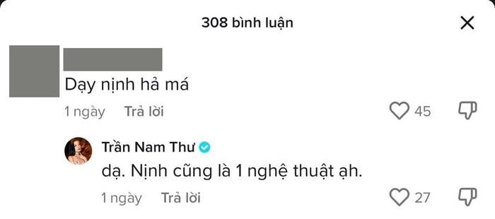 Nam Thư "nổi đoá", gay gắt đáp trả khi bị chê "già teo tóp"