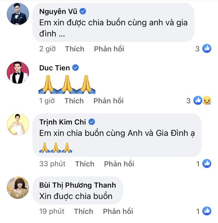 MC Thanh Bạch thông báo tang sự, Nguyên Vũ và dàn sao gửi lời chia buồn MC Thanh Bạch thông báo tang sự, Nguyên Vũ và dàn sao gửi lời chia buồn