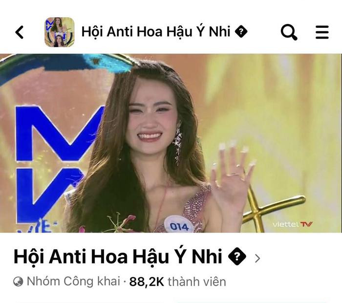 Group anti Hoa hậu Ý Nhi "nhảy số" chóng mặt, vượt cả Đoàn Thiên Ân và Bảo Ngọc Group anti Hoa hậu Ý Nhi "nhảy số" chóng mặt, vượt cả Đoàn Thiên Ân và Bảo Ngọc