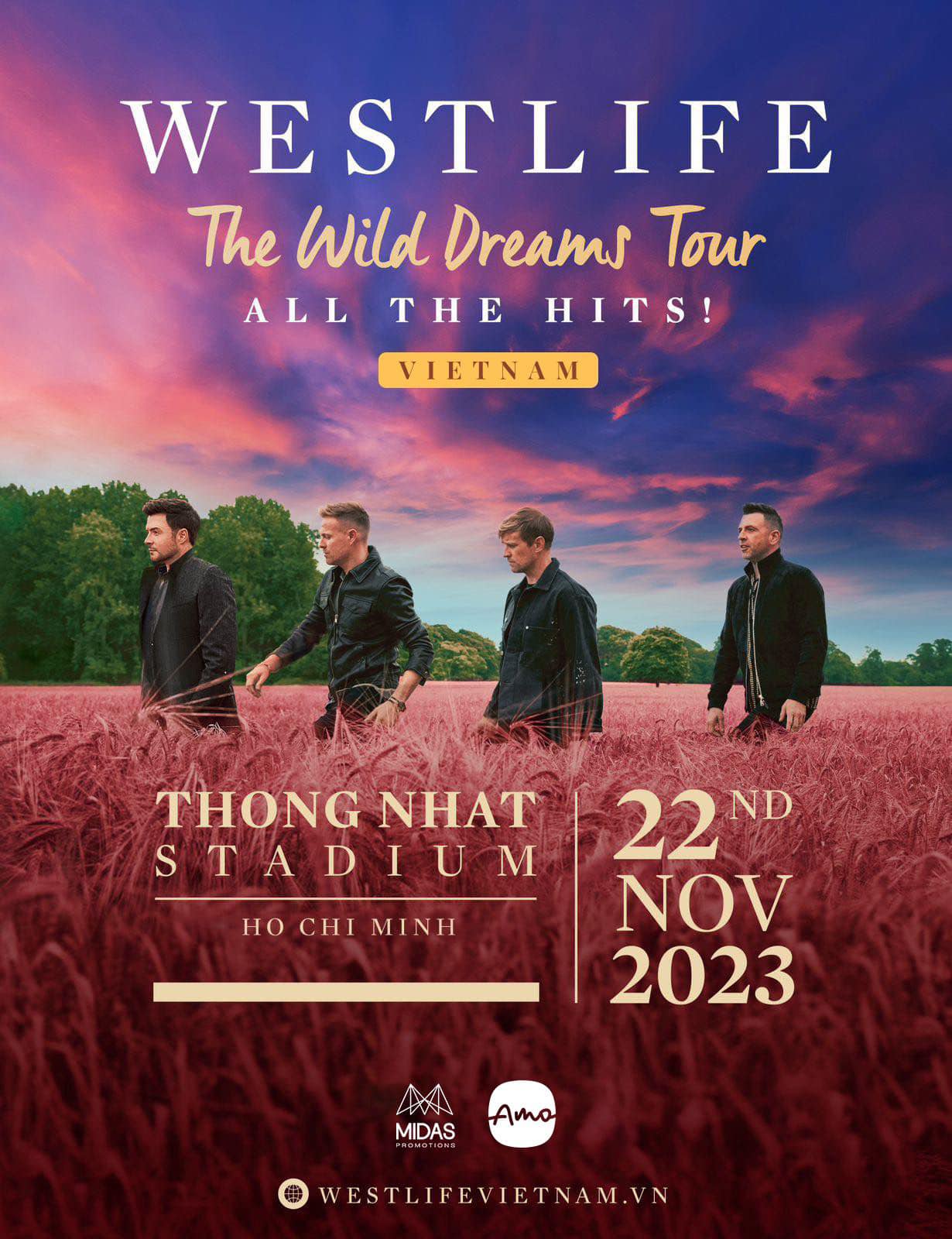 Westlife tổ chức concert tại TP.HCM Westlife tổ chức concert tại TP.HCM