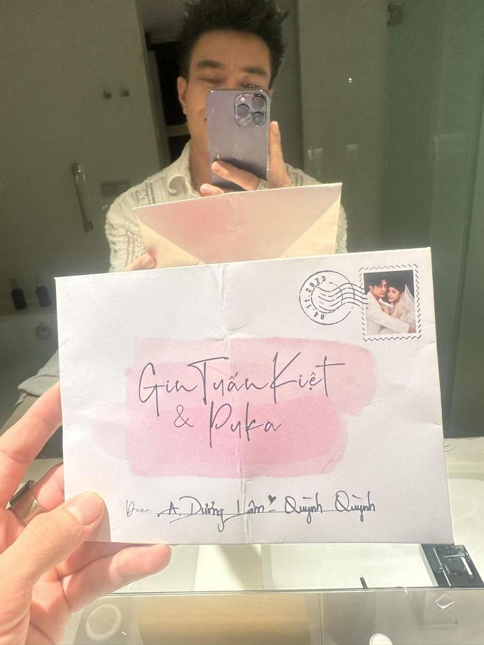L&ecirc; Dương Bảo L&acirc;m tiết lộ tiền mừng cưới Puka - Gin Tuấn Kiệt, nh&igrave;n con m&agrave; 'xỉu ngang' Ảnh 2