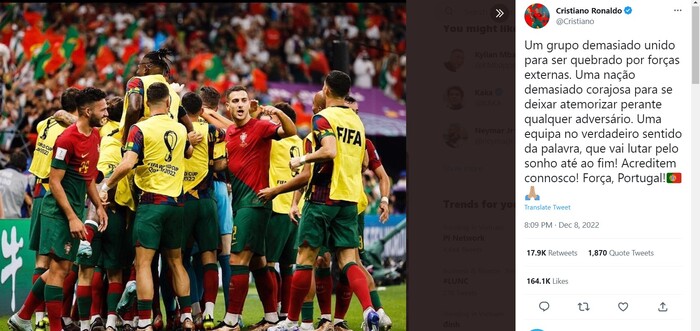 Diễn biến vụ Ronaldo dọa bỏ World Cup 2022: Chị gái khuyên về nhà Diễn biến vụ Ronaldo dọa bỏ World Cup 2022: Chị gái khuyên về nhà