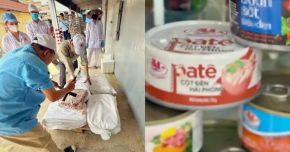 Khởi tố vụ án "hô biến" thịt lợn nhiễm bệnh thành đồ hộp sạch