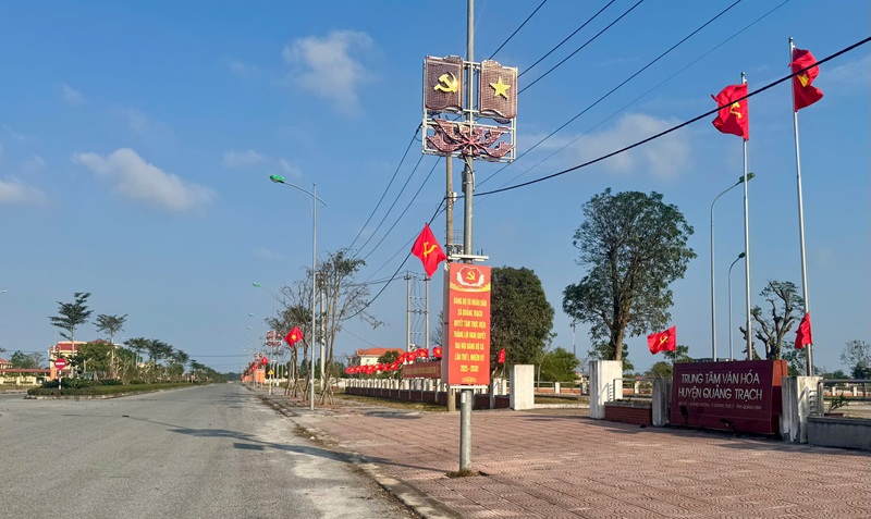 Xã Quảng Trạch: Đảm bảo môi trường xanh-sạch-đẹp chào mừng Đại hội XIV của Đảng