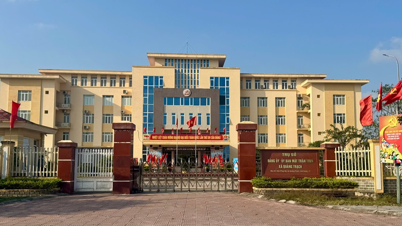 Xã Quảng Trạch: Đảm bảo môi trường xanh-sạch-đẹp chào mừng Đại hội XIV của Đảng