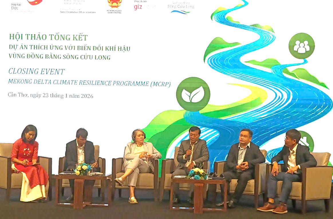 Hành trình thích ứng biến đổi khí hậu ở ĐBSCL: Từ tầm nhìn đến hành động bền vững