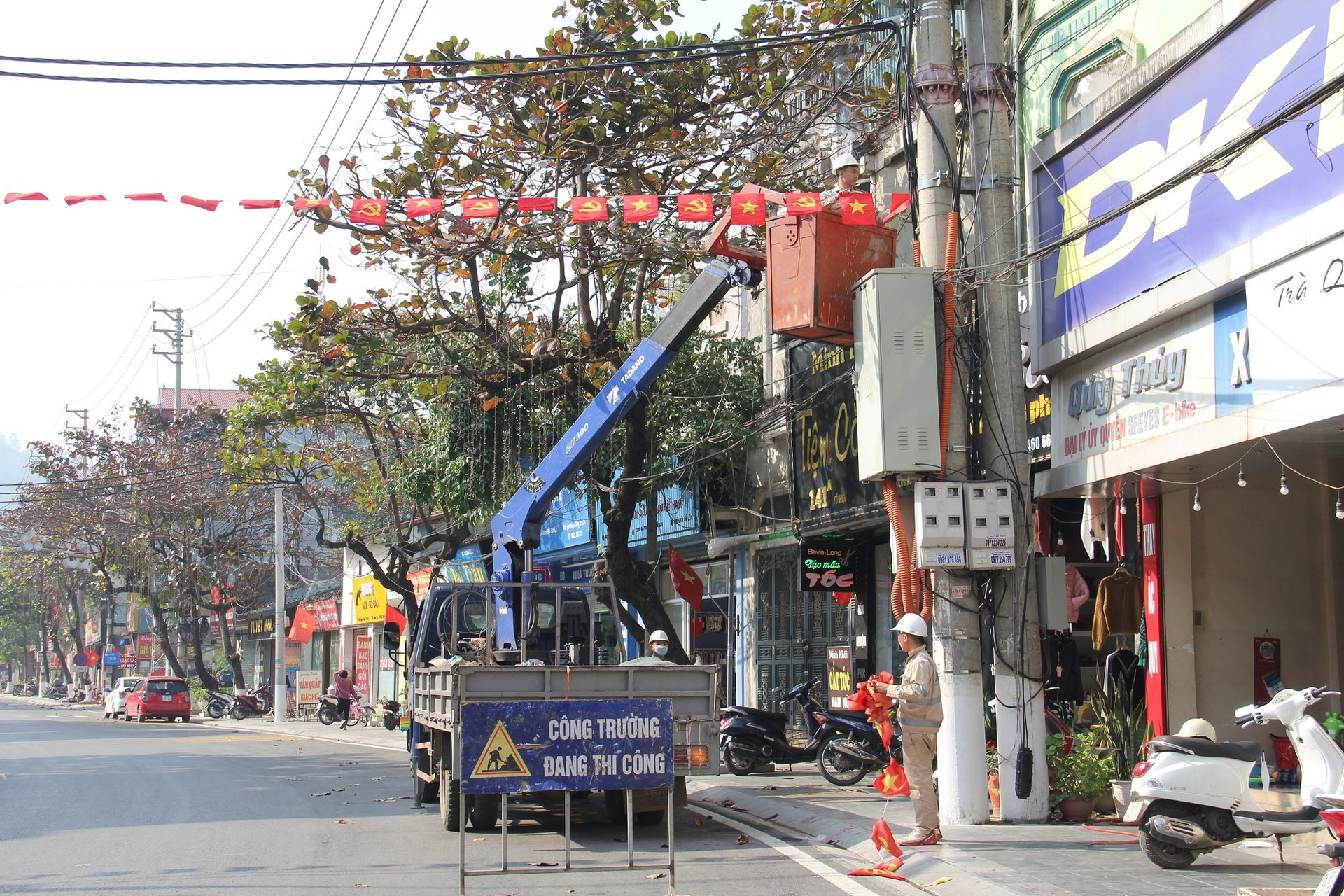 Phố núi Sơn La trước thềm xuân mới Phố núi Sơn La trước thềm xuân mới