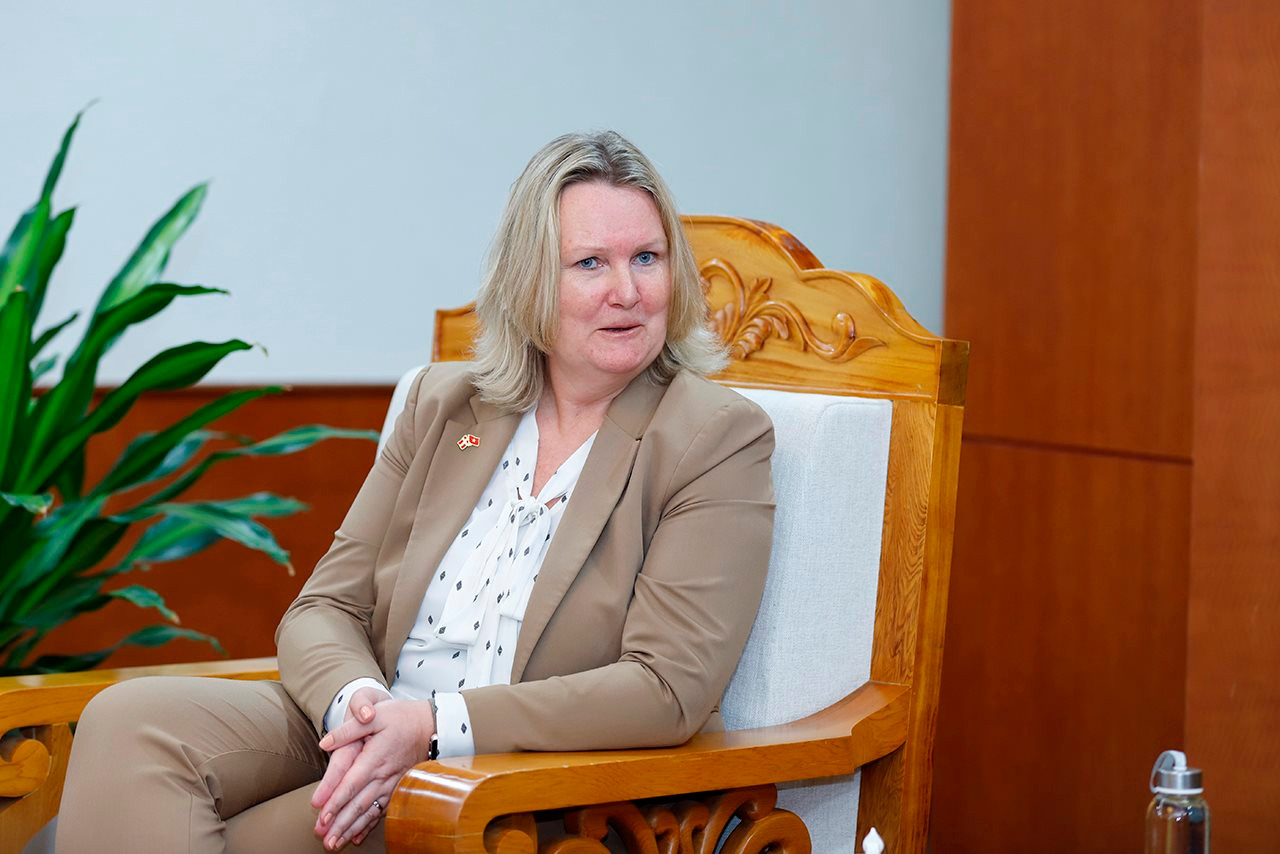 Bộ trưởng Đặng Quốc Khánh tiếp xã giao Thứ trưởng Bộ Ngoại giao Đan Mạch