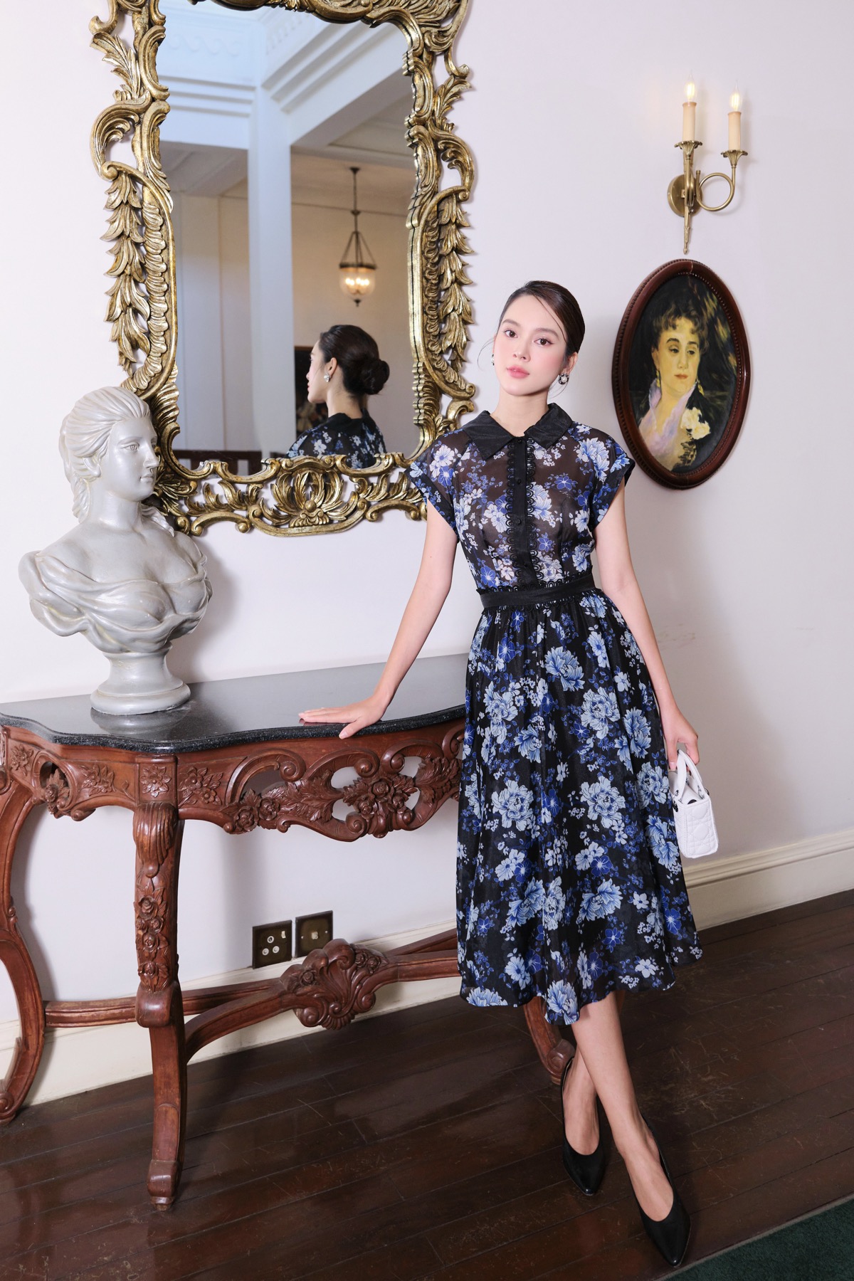 Diễn viên Quỳnh Lương hóa "nàng thơ" mùa xuân