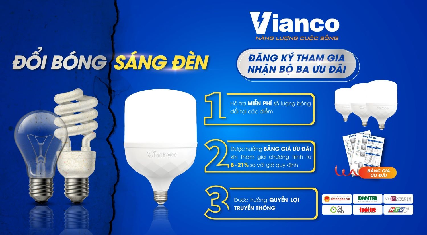 Sử dụng đèn LED góp phần thay đổi và bảo vệ môi trường