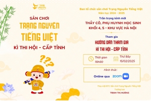 Hà Nội: Gần 3.600 thí sinh hào hứng tranh giải Trạng Nguyên Tiếng Việt cấp tỉnh Sắp diễn ra Kỳ thi Hội – cấp tỉnh khu vực Hà Nội năm học 2024 – 2025