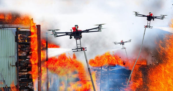 "UAV bầy đàn" - Giải pháp chữa cháy hẻm nhỏ tại các thành phố lớn "UAV bầy đàn" - Giải pháp chữa cháy hẻm nhỏ tại các thành phố lớn
