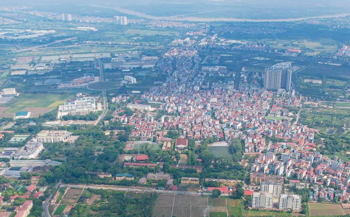Vùng đô thị Hà Nội được tổ chức theo mô hình "chùm đô thị hướng tâm"