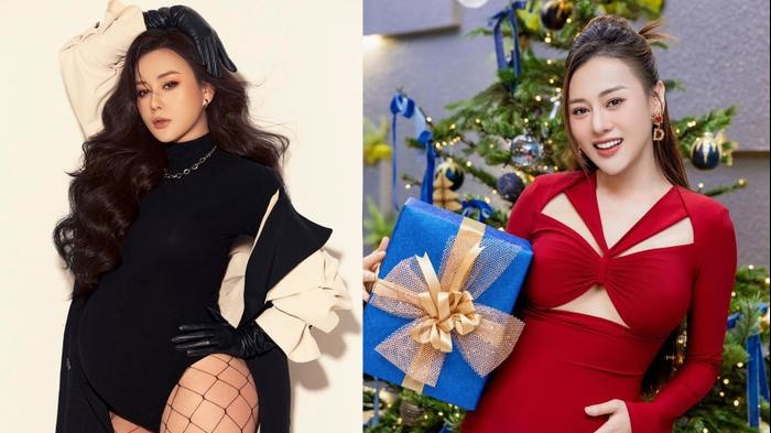 Cận ngày "lâm bồn", Phương Oanh diện đồ gì?