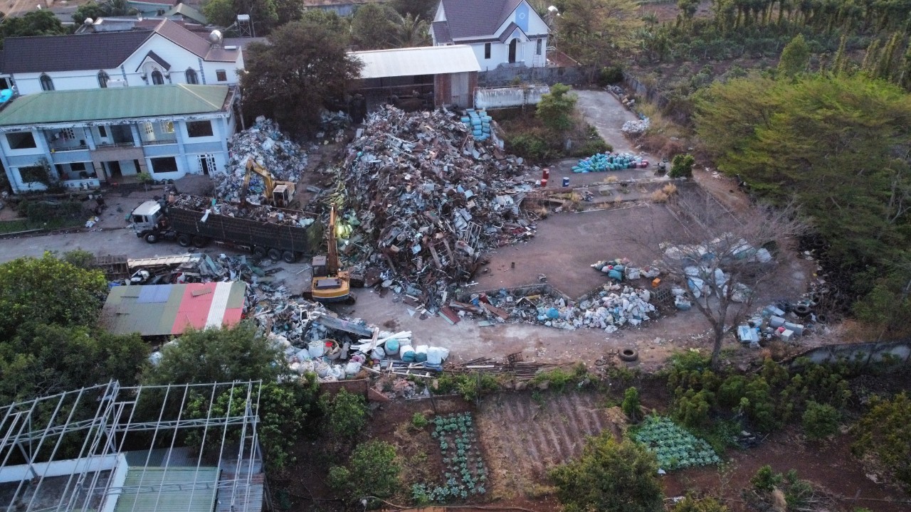 Đắk Lắk: Cần kiểm tra, xử lý bãi tập kết phế liệu ô nhiễm môi trường Đắk Lắk: Cần kiểm tra, xử lý bãi tập kết phế liệu ô nhiễm môi trường