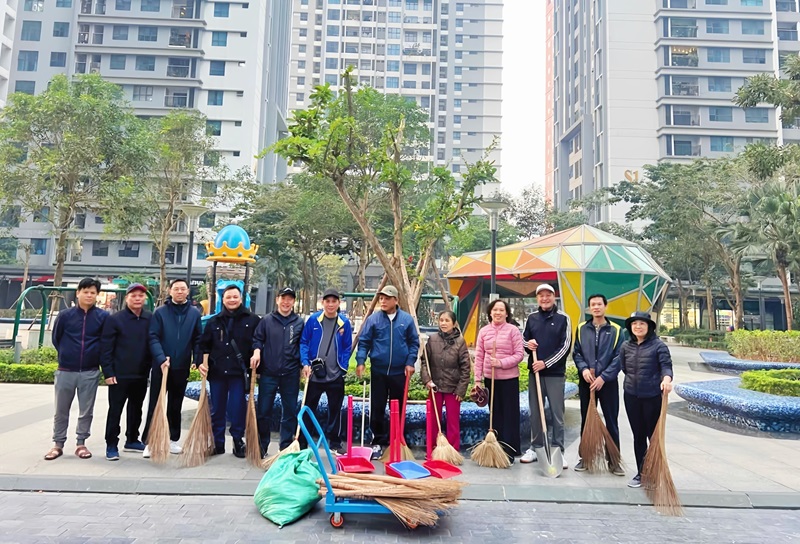 Mô hình khu dân cư “Sáng – Xanh – Sạch - Đẹp” ở phường Phú Diễn Mô hình khu dân cư “Sáng – Xanh – Sạch - Đẹp” ở phường Phú Diễn