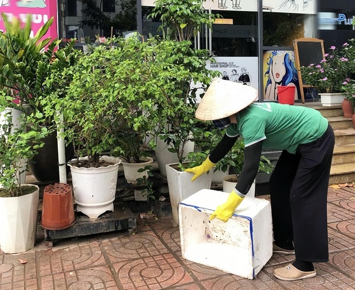 Mô hình khu dân cư “Sáng – Xanh – Sạch - Đẹp” ở phường Phú Diễn Mô hình khu dân cư “Sáng – Xanh – Sạch - Đẹp” ở phường Phú Diễn